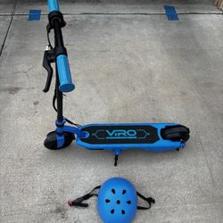 Kids Electric Scooter and Helmet 
