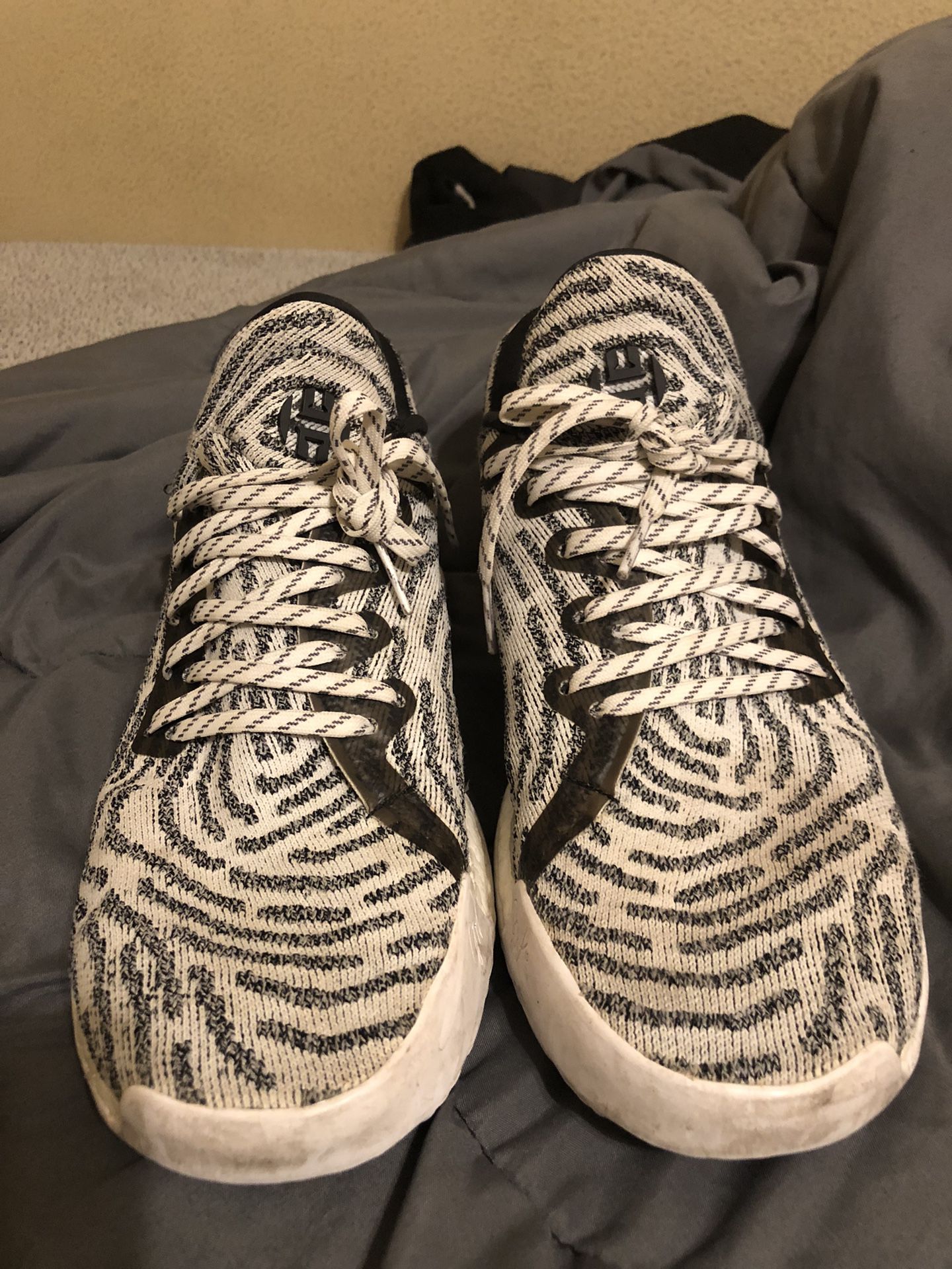 Adidas Harden Vol. 1 LS PK Month BHM White/Black Basketball for Sale in Pasadena, - OfferUp