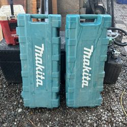 Two Makita Jack Hammer Cases For Free. 