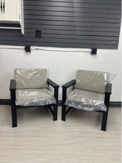 Serwall 2 Piece Outdoor Patio Chairs