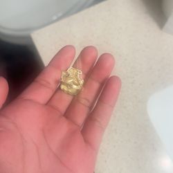 Money Bag Ring Gold