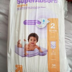 UP&UP Super Absorb Diapers Size 2 (TARGET BRAND)