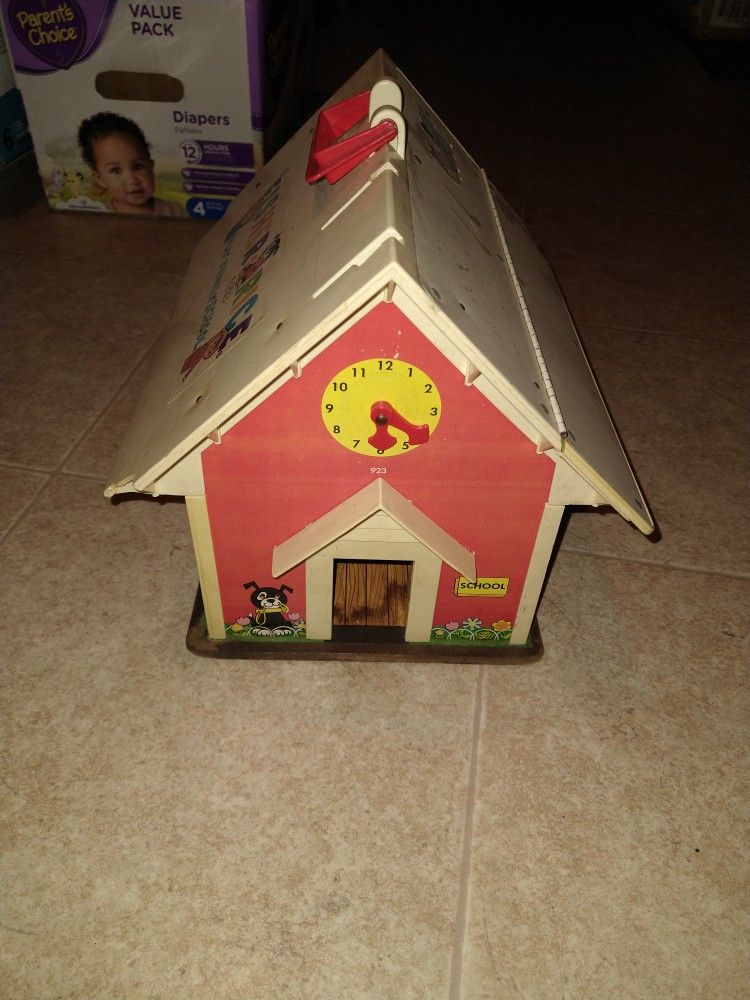 Vintage Fisher Price Play Family School ...School Only