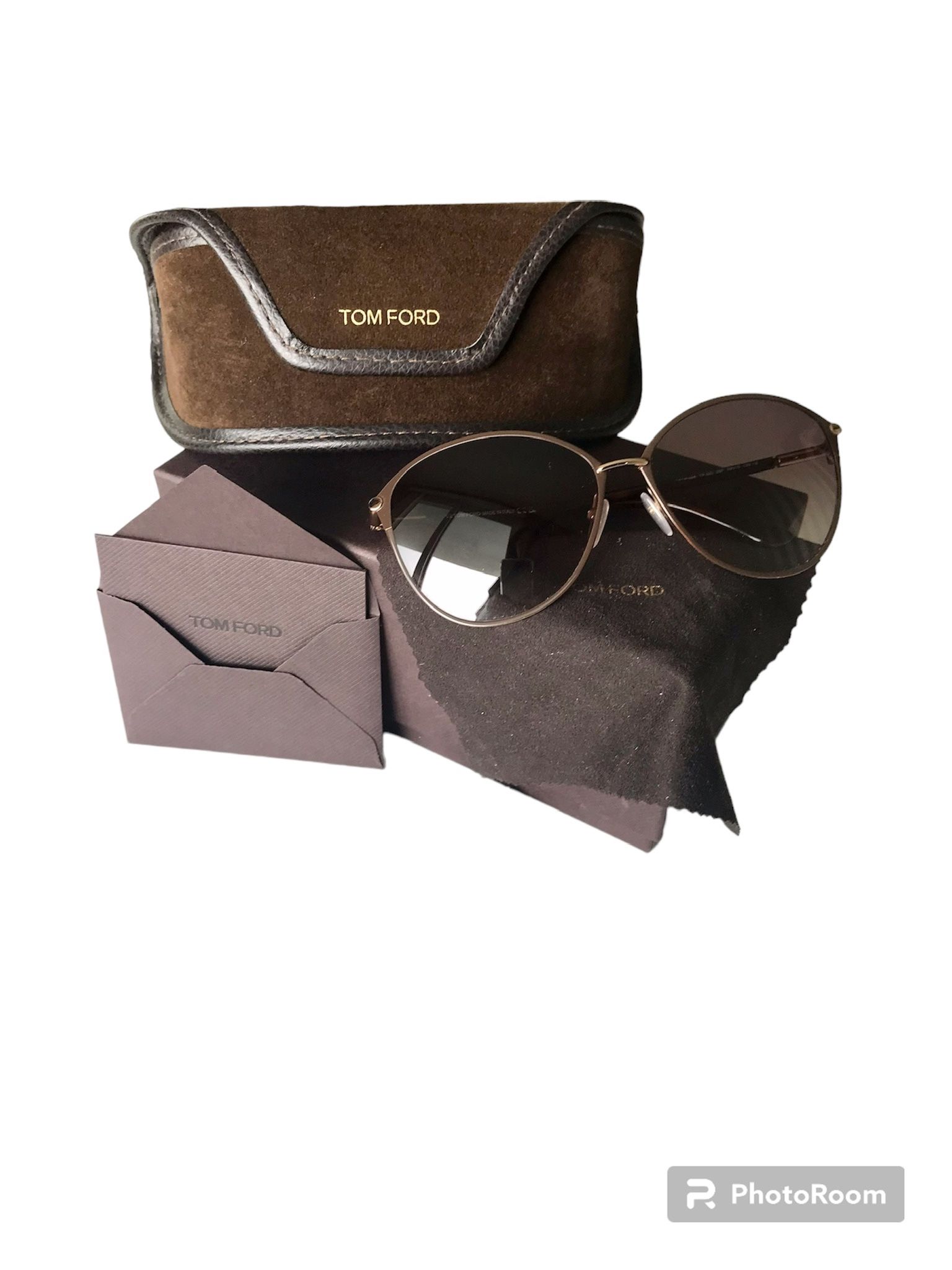 TOM FORD SUNGLASSES, BROWN GOLD