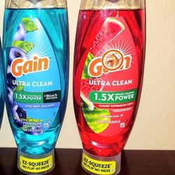 Gain Dish Soap 24.3oz - $3 EACH- X Streets Ray and Higley