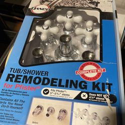 DANCO Porcelain Cross-Handle Tub/Shower Remodeling Kit