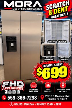 Side by side refrigerator