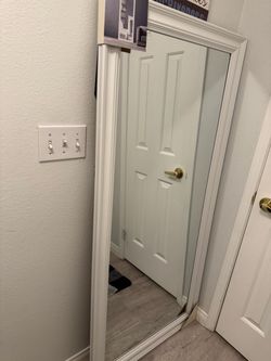 White Large mirror