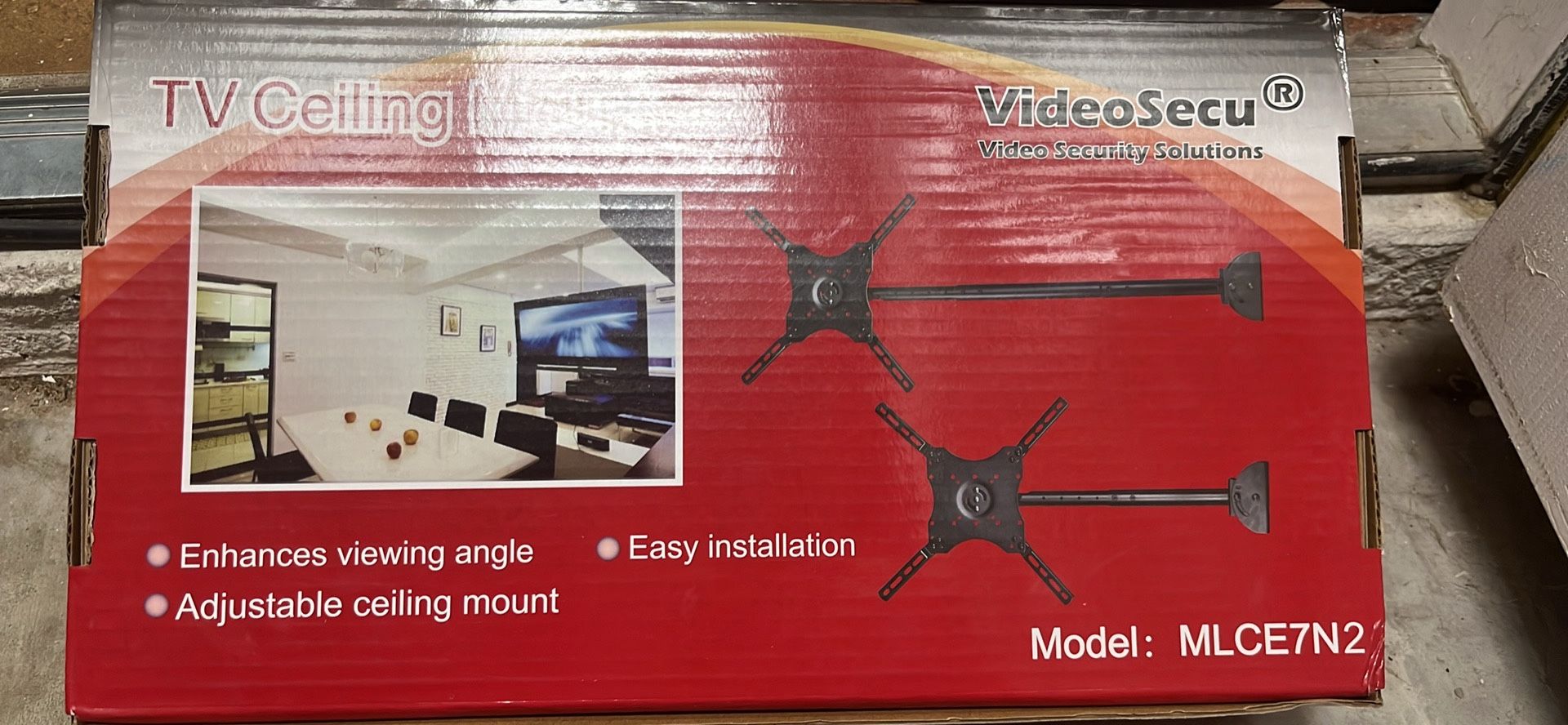 2 TV Ceiling Mounts