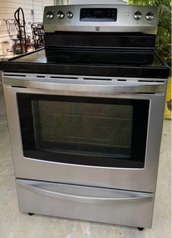 Kenmore electric range glass top