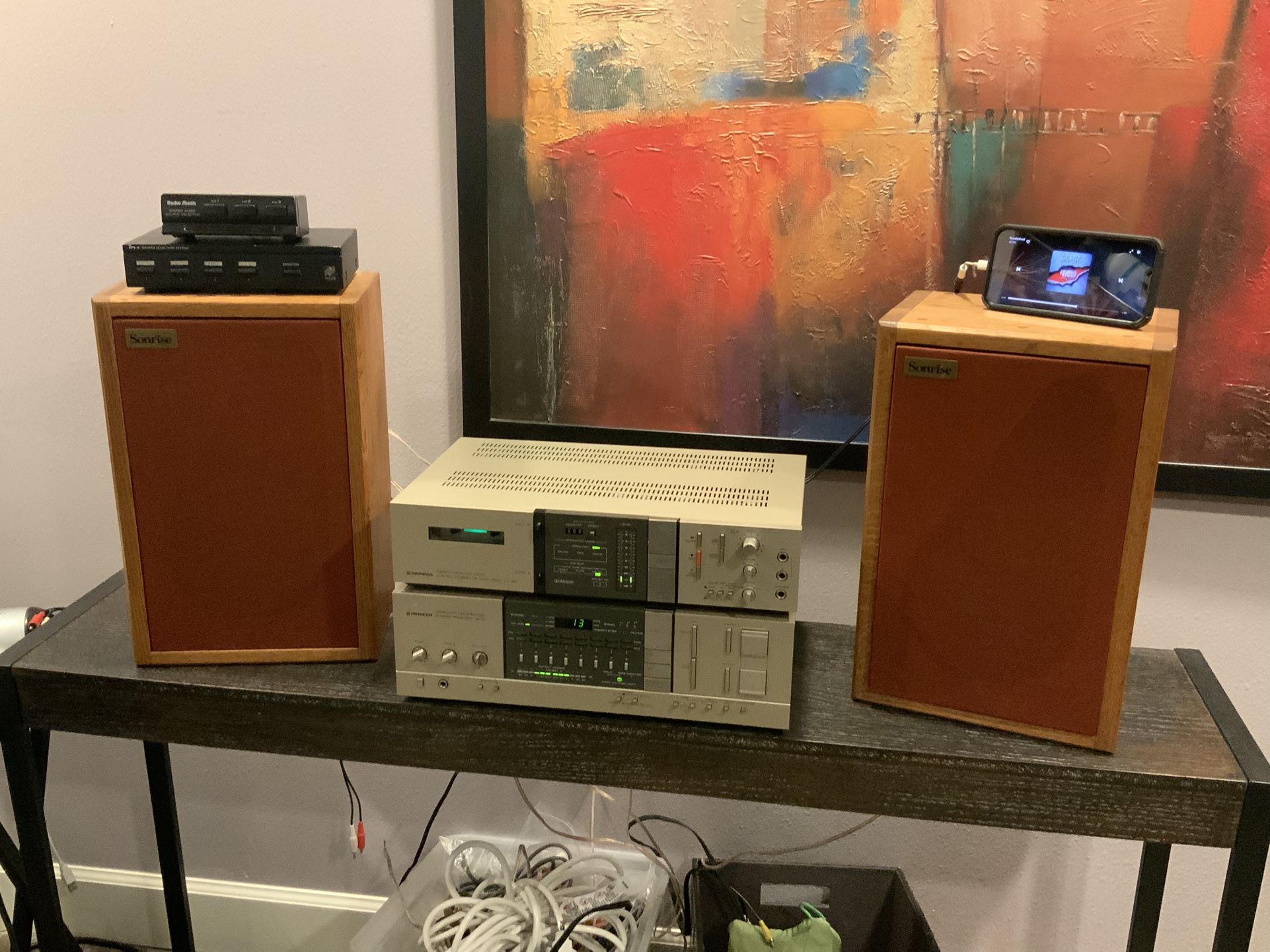 Pioneer SX-6 StereoReceiver and CT-6R Cassette Tape Deck Gorgeous Sound