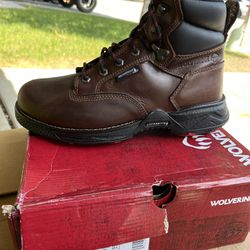 WOLVERINE SOFT TOE BOOTS SIZE 10.5