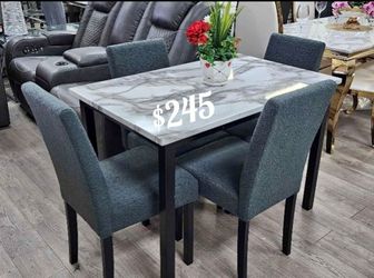 Elegant! 5-Pc Dining Table Set