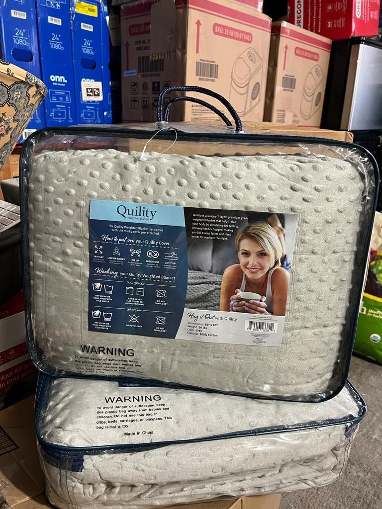 Quility Weighted Blanket with Soft Cover Brand New Sealed 