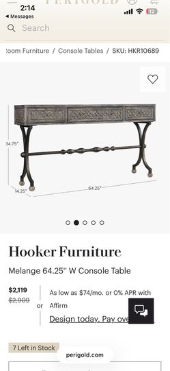 Console table