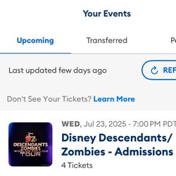 Disney Descendants July 23 