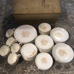 Golden Wheat Dish Set