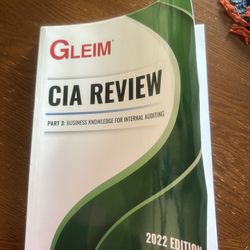 Gleim CIA Review 2022 Part 3. Business Knowledge For Internal Auditing PB, VG