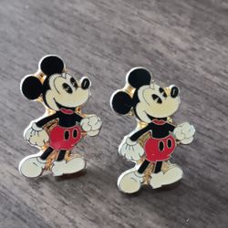 Vintage 90s Mickey Mouse Earrings 