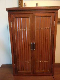 Bamboo Cabinet.