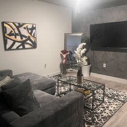 Gray Small Sectional 