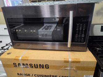 Samsung Microwave black ⚫️ stainless warranty Financing With Snap If You Qualify