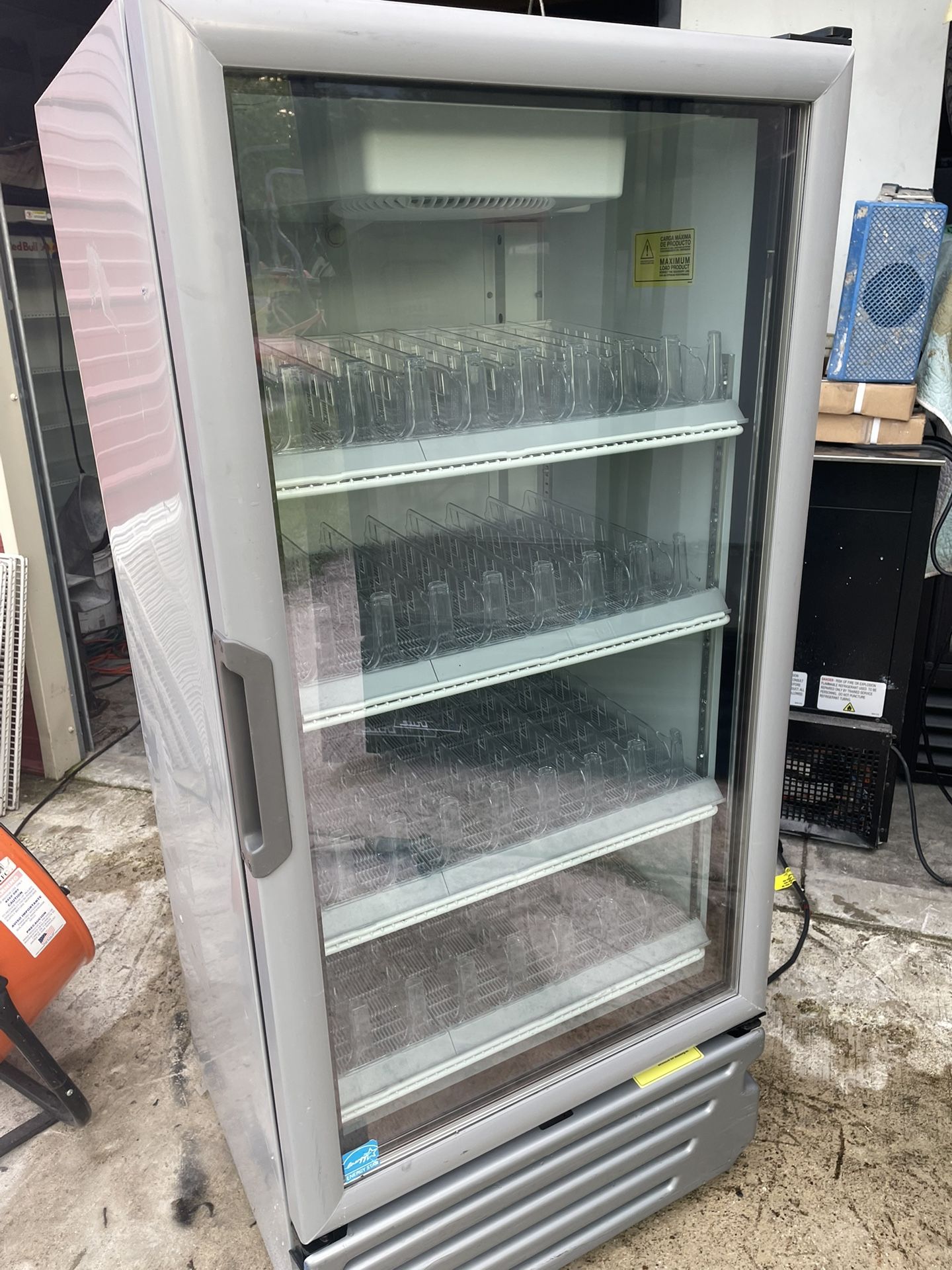 ONE DOOR GLASS COOLER 54” Height 25”Width Almost New !Mint !!
