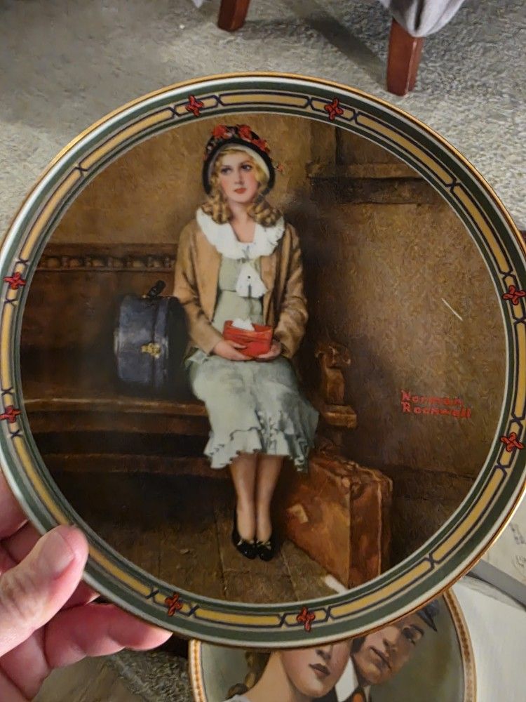 The Norman Rockwell collector plate "A Young Girl's Dream"