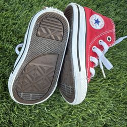 Converse All Star Red High Top toddler Shoes US 5c 