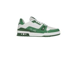 2021 Louis Vuitton Trainer Low'#54 Mini Monogram - Green White'