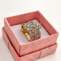 Cocktail Diamond Ring 14K