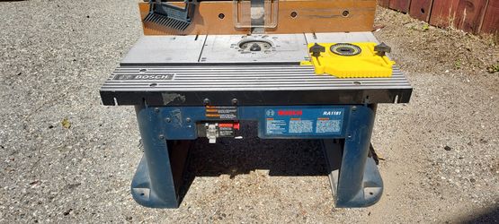Router and table.