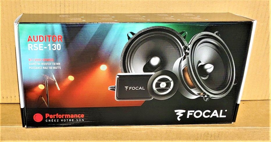 Focal Auditor Series Car Speakers Set 5.25" 2-Way Component Speaker System 100 Watts 🚨 Payment Options Available 🚨 No Credit Needed 🚨