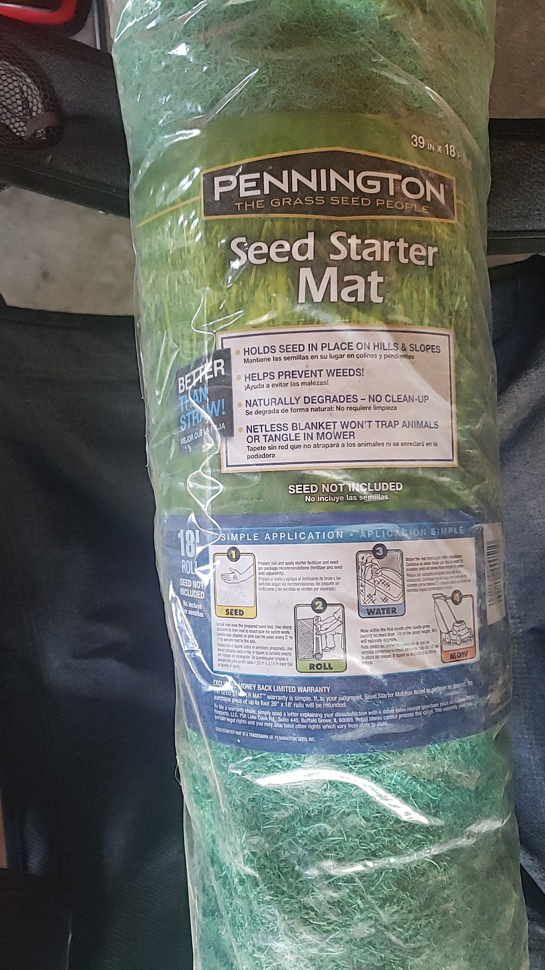 Seed starter mat 39in×18 feet roll