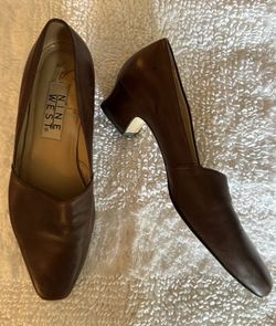 Nine West Brown Leather Shoes