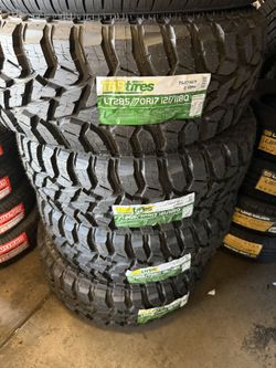 LT 285/70/17 TBB MT Free Mount And Balance Included