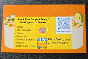 Hotdog cart for partys