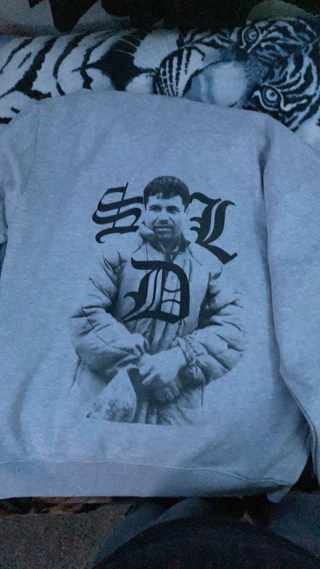 Sdl hoodie gray in a size 2xl