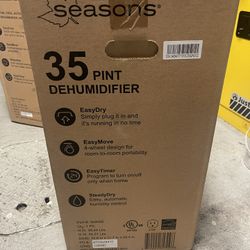 Seasons Dehumidifier 35 Pint