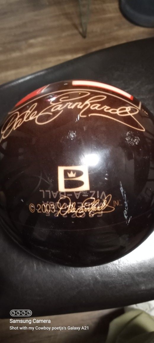 Dale Earnhardt Intimidator Bowling Ball