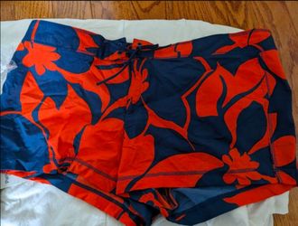 NEW Lands End quick dry Board Shorts Women's Size 14
