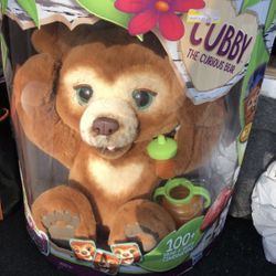 FurReal Cubby The Curious Bear Interactive Plush Toy