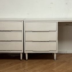 Midcentury Modern Desk and Dresser in need of some care. 
