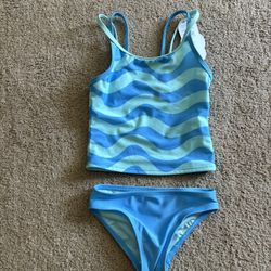 Girls 2 Piece Bathing Suit Size XS (4/5)