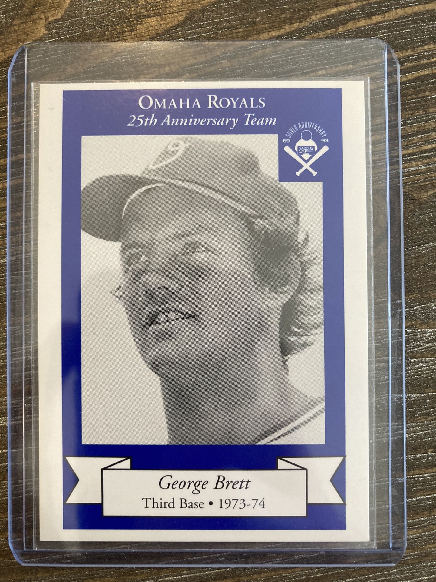 Rare George Brett Anniversary Card