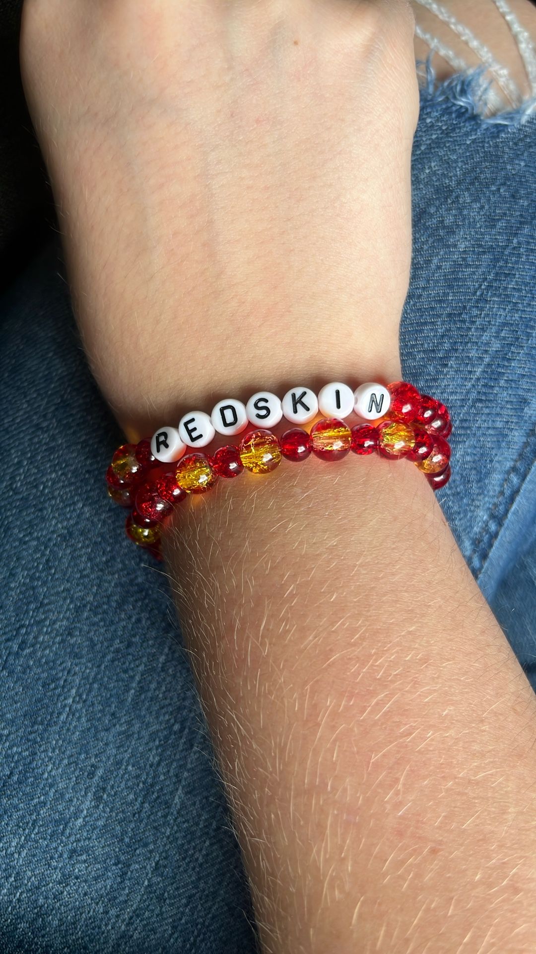 Washington Redskins theme bracelet