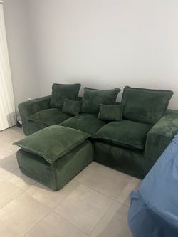 Green Boneless Couch