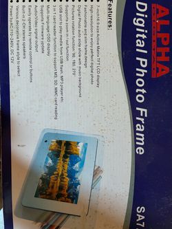 ALPHA Digital Photo Frame David Letterman version