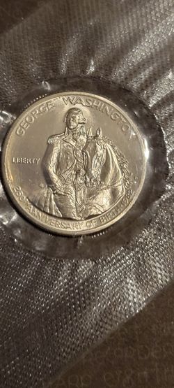 1982 Silver George Washington Commemorative Half Dollar 90% Silver
