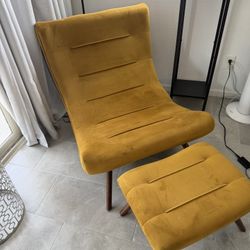 Accent Chair & Ottoman 